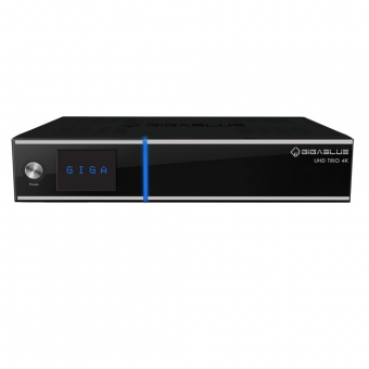 DVB-S2 GigaBlue UHD TRIO 4K E2 Sat Receiver mit 1xDVB-S2X & 1x DVB-C/T2 Tuner 