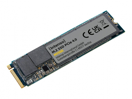 M.2 SSD 500GB Intenso MI500 M.2 2280 PCIe 4.0 NVMe [Lesen 5300 MB/s | Schreiben 4000 MB/s] 