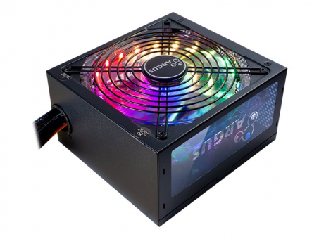 Inter-Tech Netzteil 500W Argus RGB-500W II 140mm Lüfter retail 