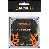 Revoltec Vibrationaufnehmer Lüfter 80x80mm 