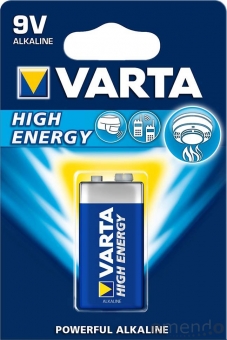 VARTA 9V Block Alkali Batterie "High Energy" 