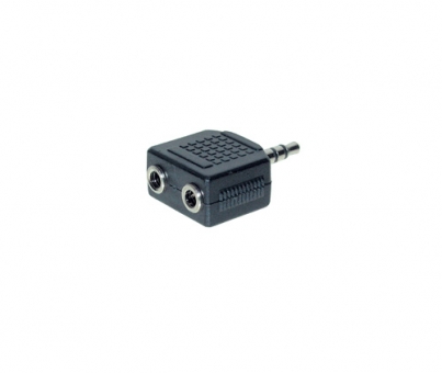 3,5mm Stereo-Klinke Adapter auf 2x Stereo-Klinke 3,5mm 